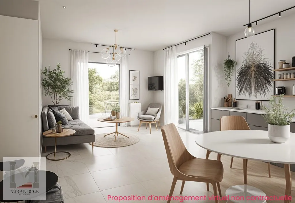 Appartement Type 2 neuf à Vitrolles avec vue sur parc - Livraison 2028