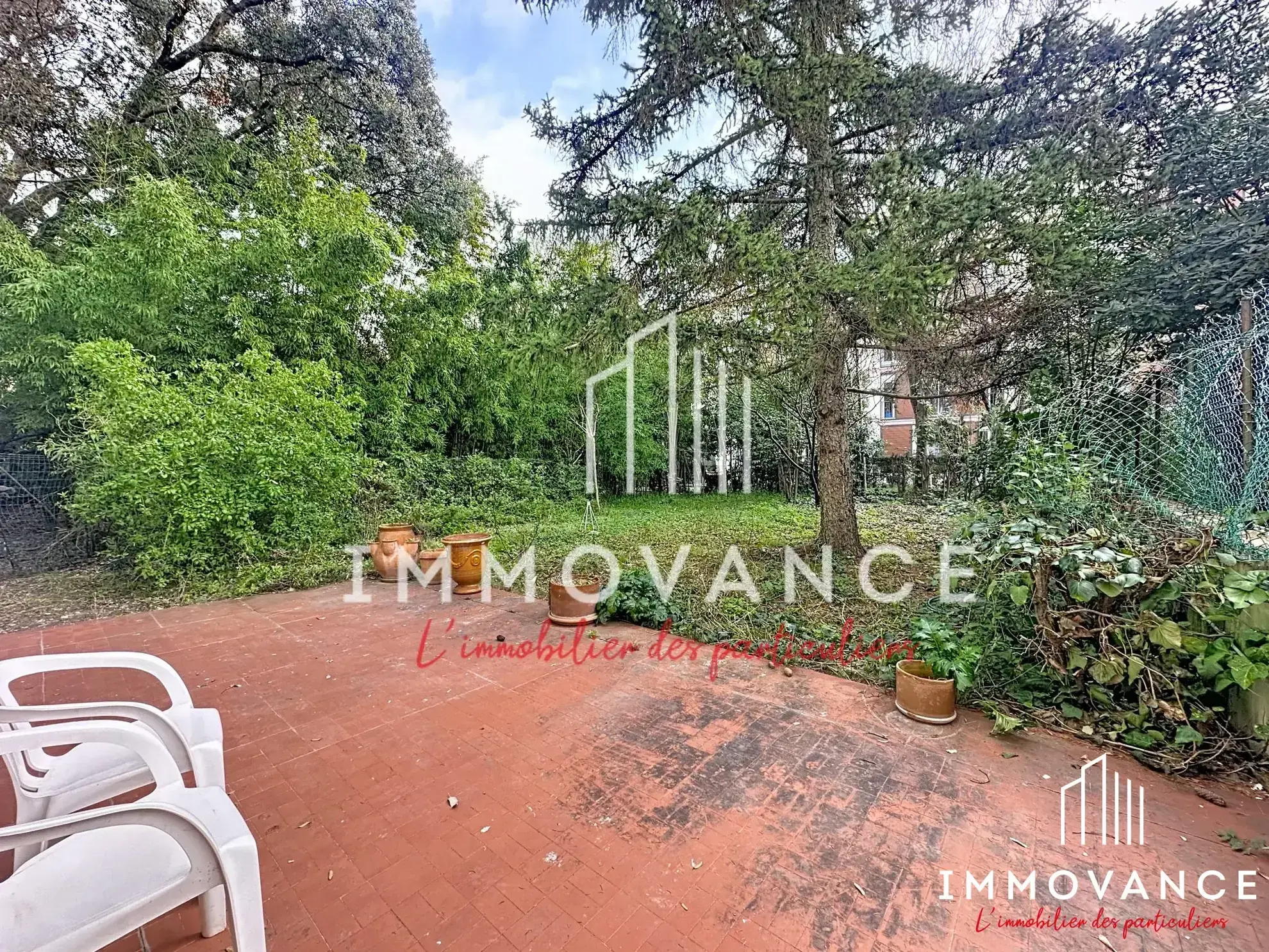 Appartement traversant avec jardin de 100m² à Montpellier – 2 chambres