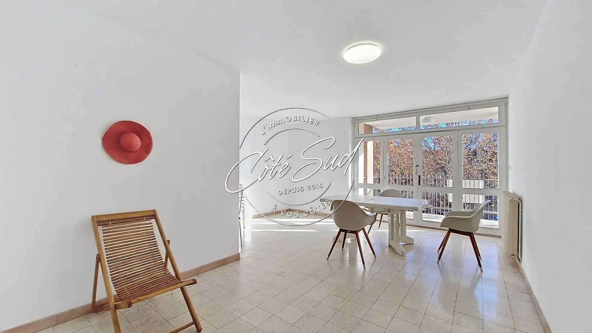 Appartement T3 lumineux avec terrasse et cave à Perpignan dans le quartier de la Gare 
