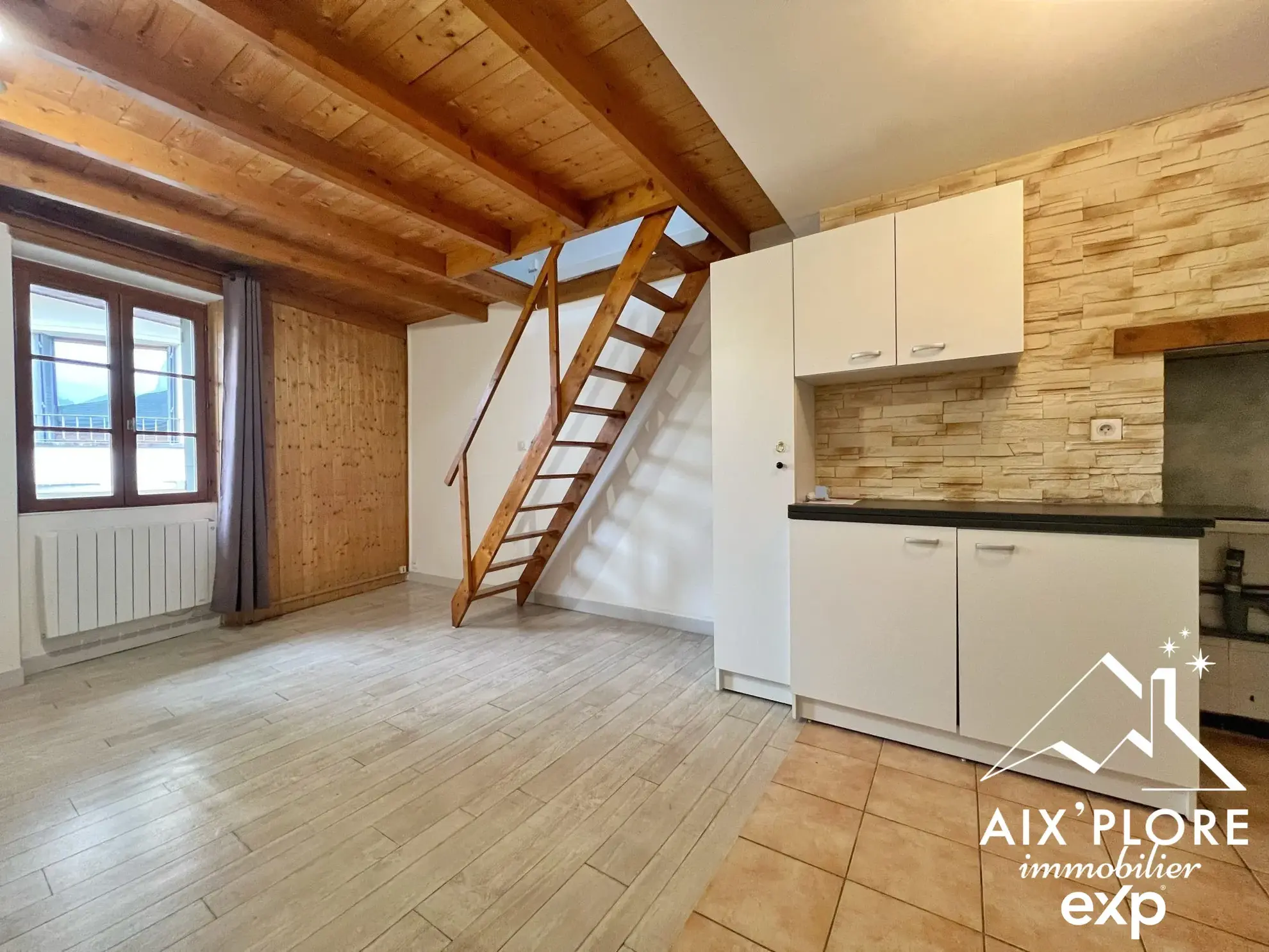 Appartement duplex à Chambéry de 33,64 m² avec vue sud, dernier étage