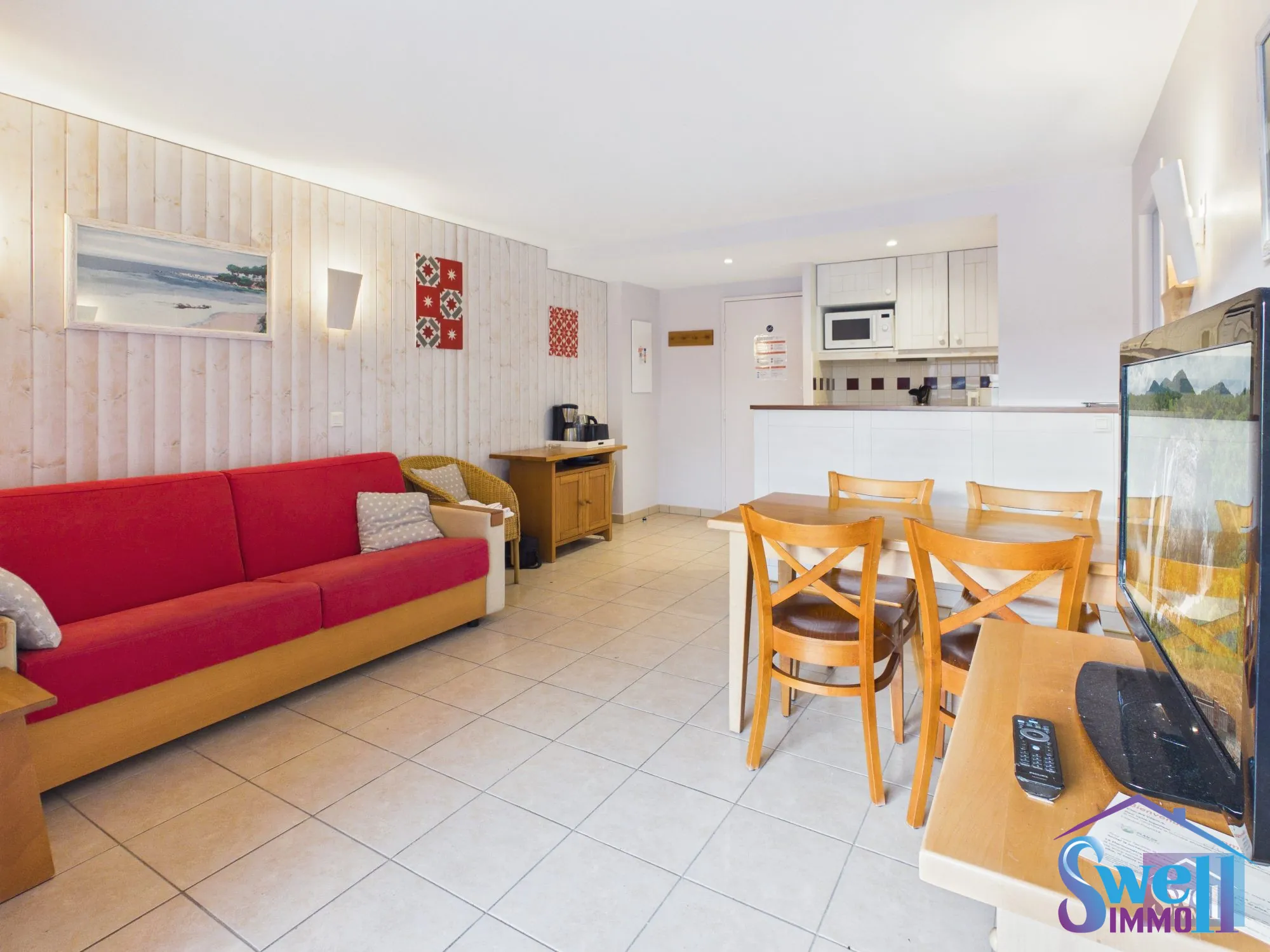 Appartement T2 meublé de 41m² avec deux terrasses à Moliets
