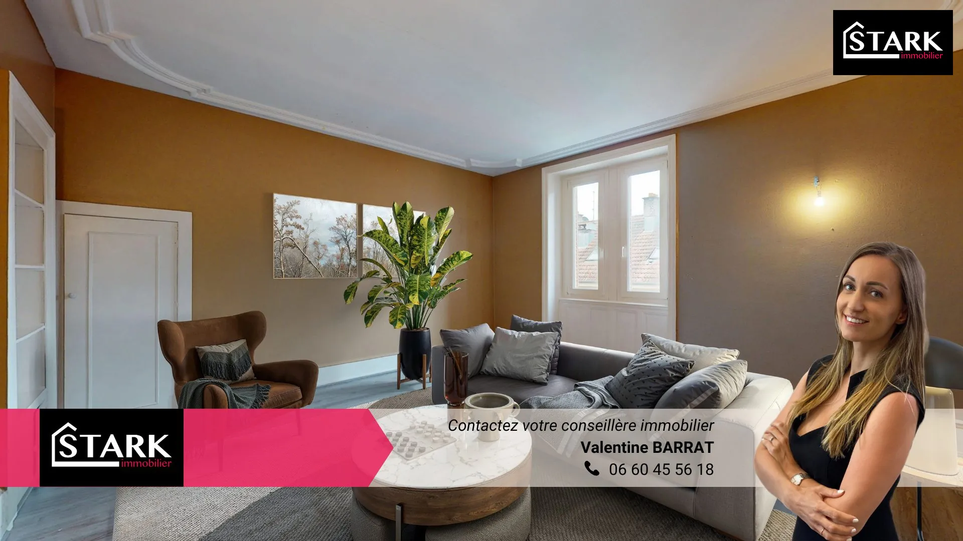 Magnifique appartement haussmannien avec vue sur Belfort - dernier étage