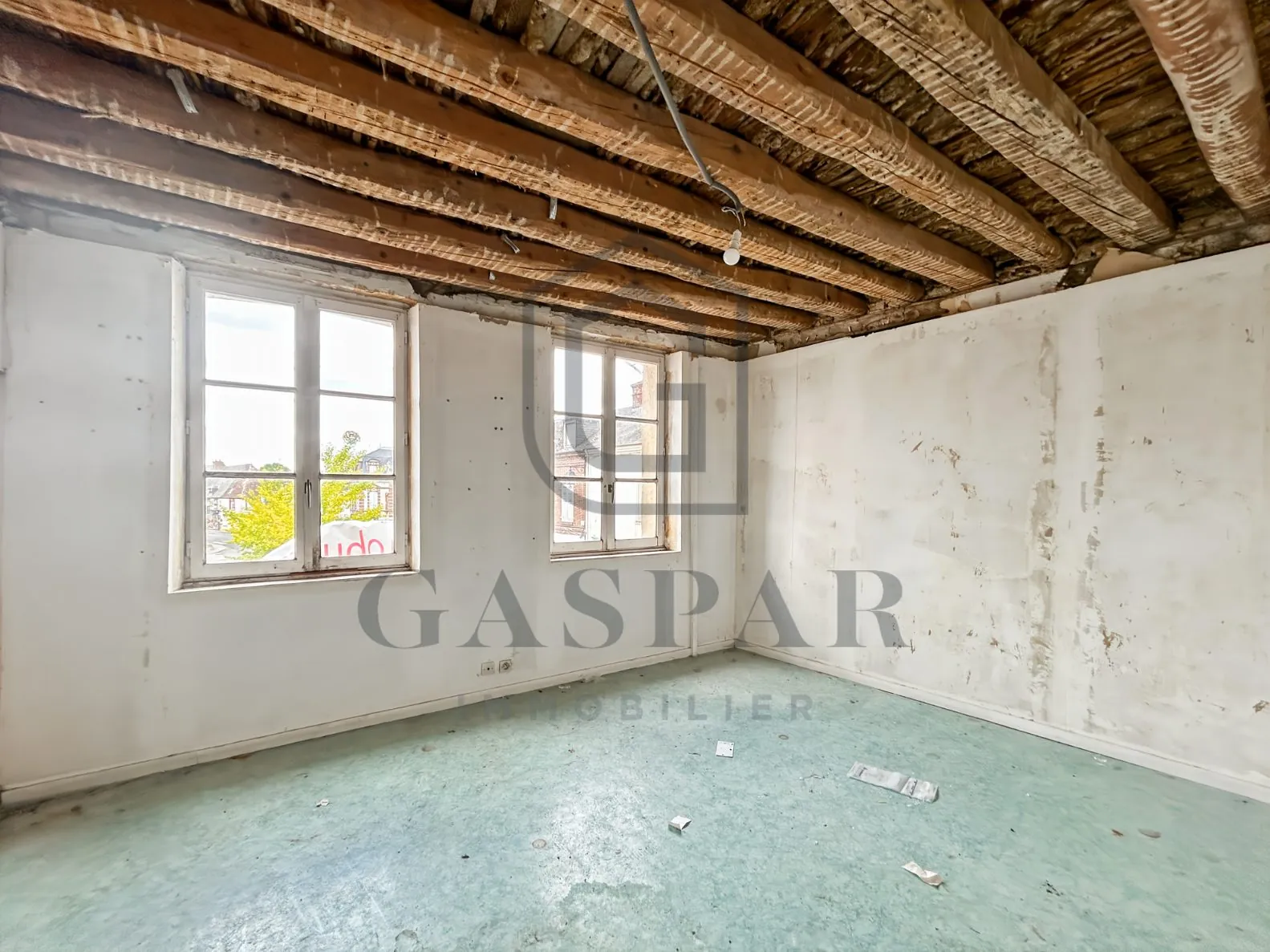 Maison de ville à rénover avec grand jardin à La Neuve-Lyre 