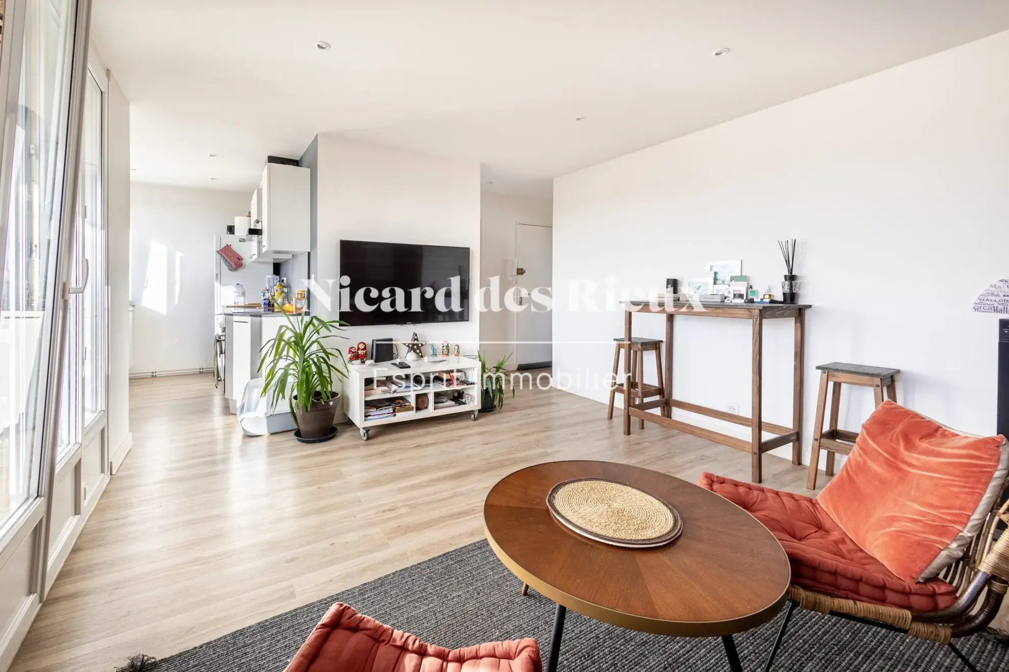 Appartement rénové à Limoges avec vue panoramique et luminosité exceptionnelle