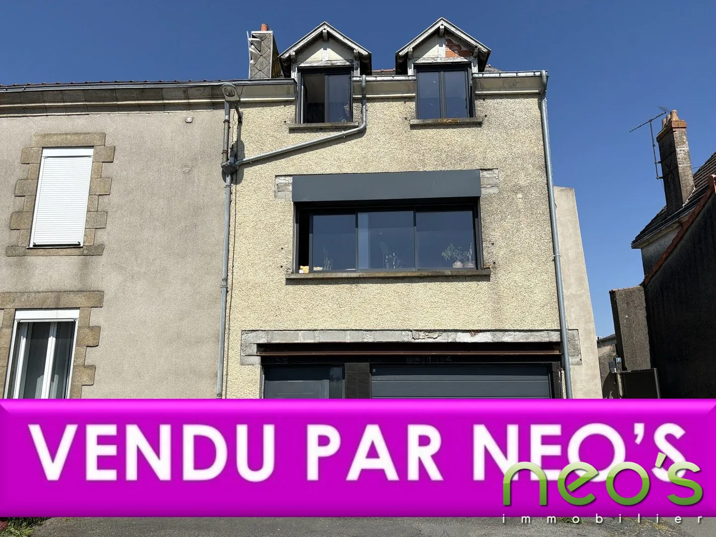 Maison loft à vendre à Villedieu La Blouère de 103 m² avec garage