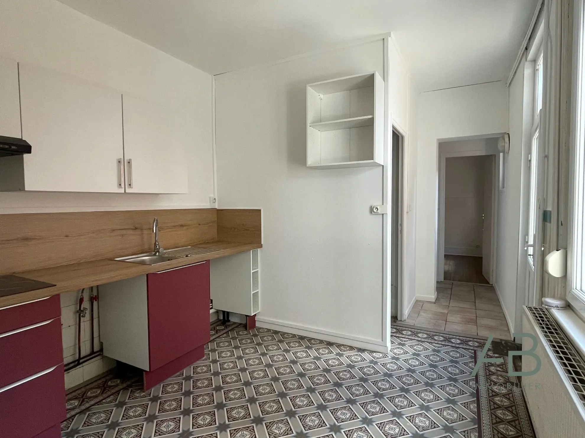 Appartement 3 pièces avec cour à Lille proche métro Cormontaigne 