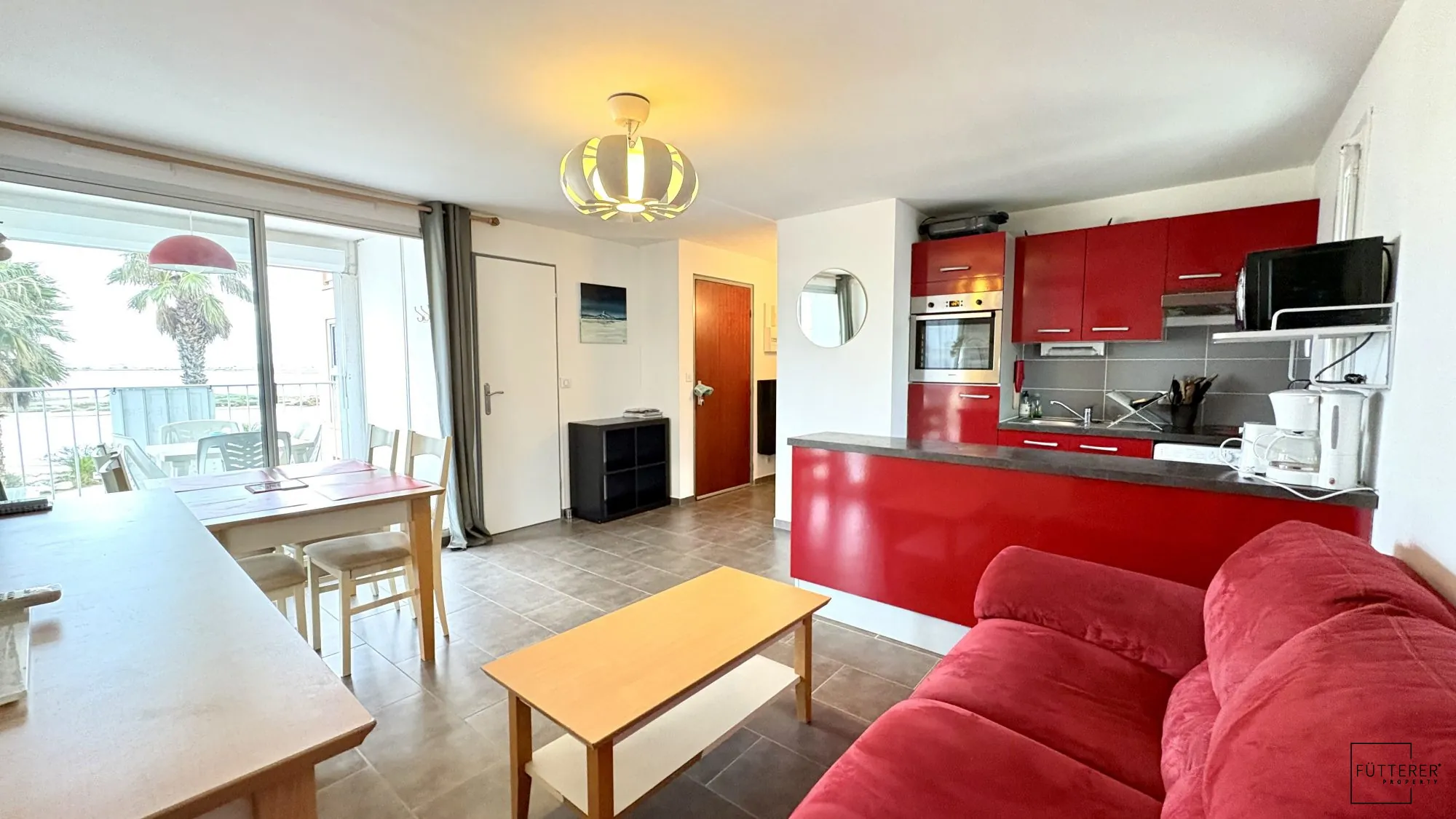 Vente appartement T2 avec cabine et vue mer à Gruissan - Grazel