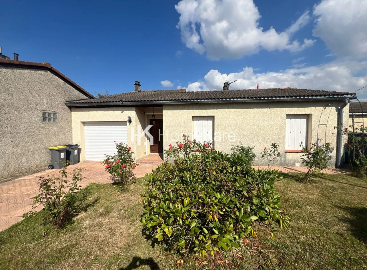 Maison 3 chambres à vendre à Gourdan-Polignan, grand jardin, calme, proche Pyrénées et Océan