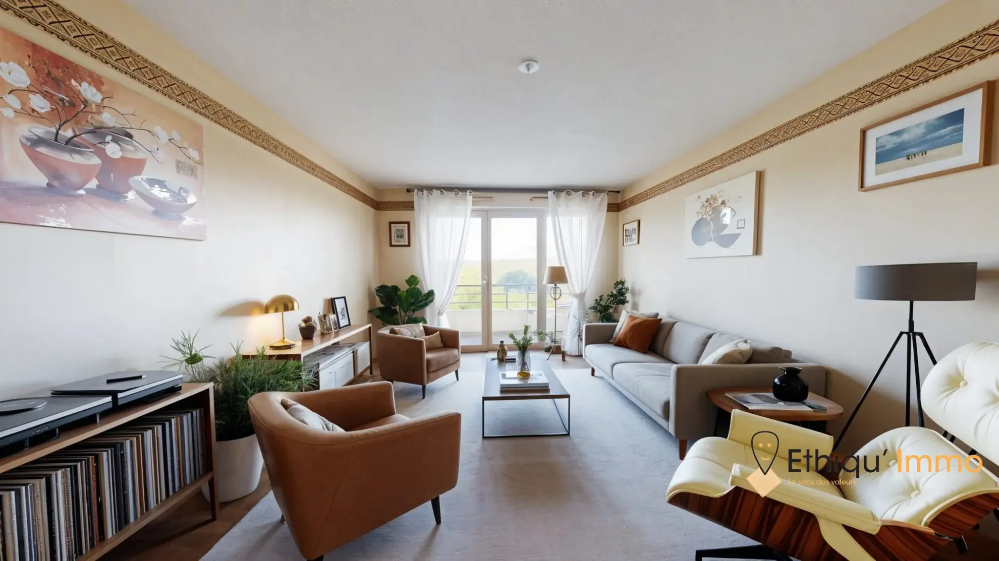 Appartement F2 à vendre à Lampertheim avec garage, parking et terrasse - Opportunité d'investissement