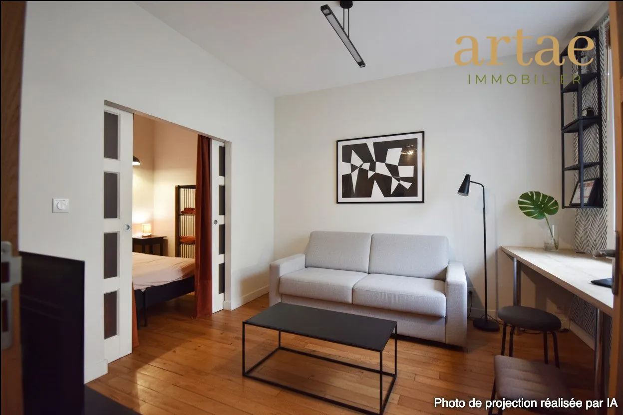 Appartement T1 bis à vendre à Toulouse proche métro Marengo SNCF