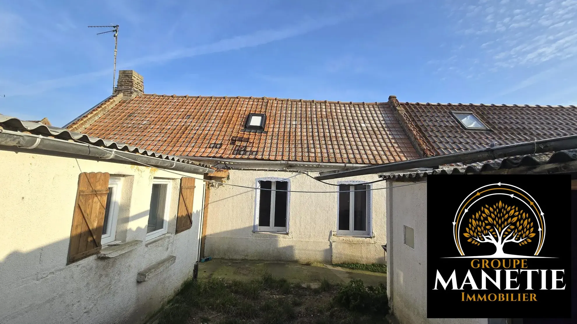 Maison semi plain pied à Lecluse à rénover, idéal investissement ou premier achat