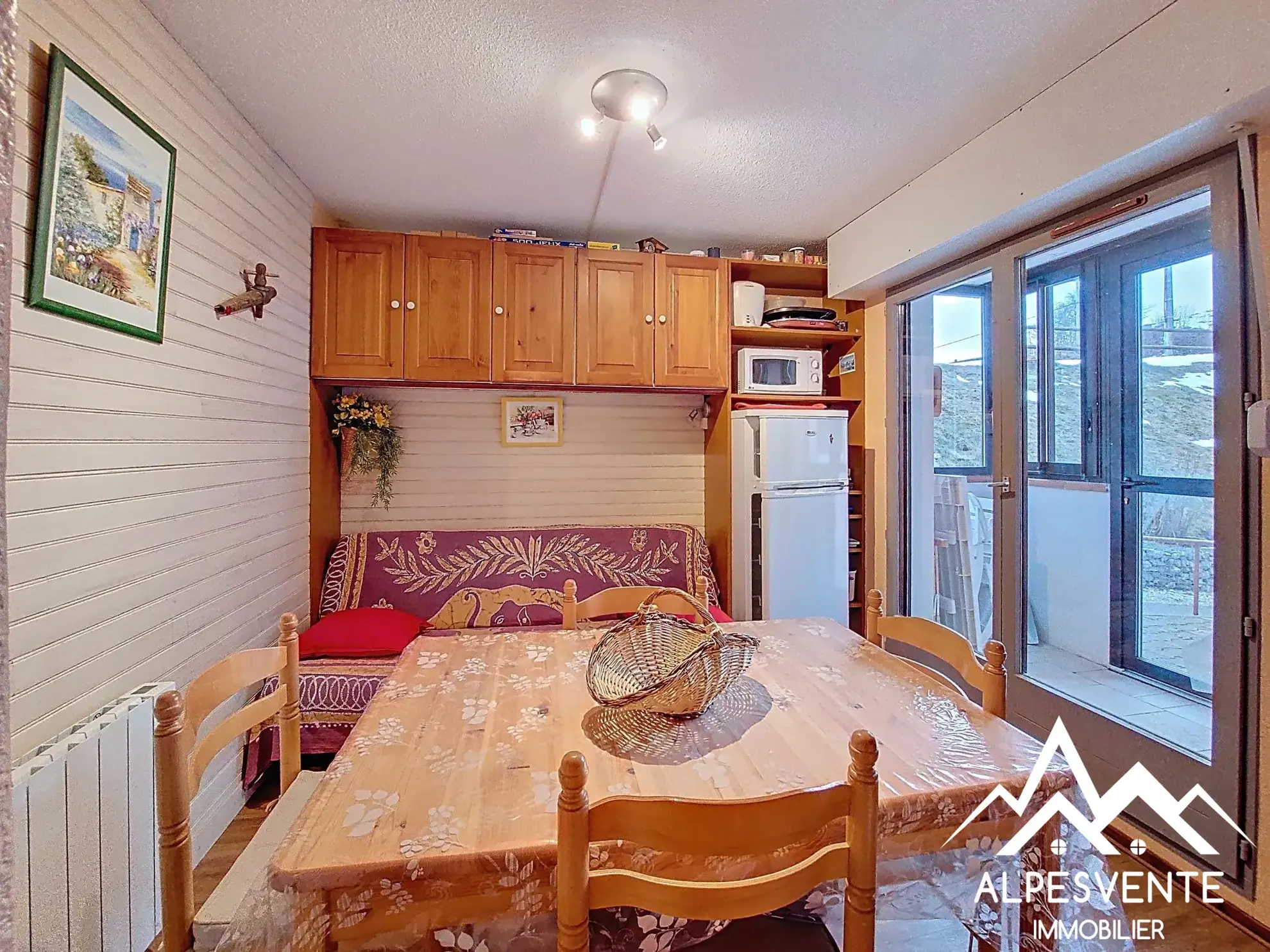 Appartement T2 avec Balcon et Vue Montagne à Bellevaux Hirmentaz