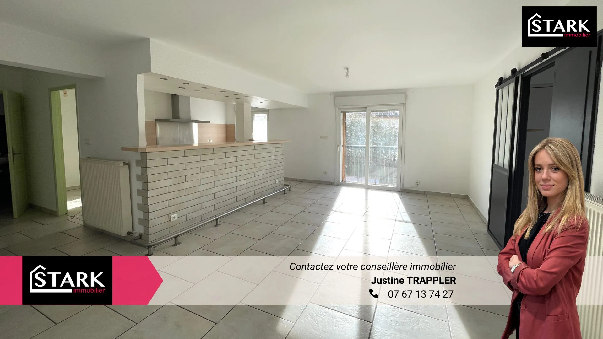 Appartement spacieux 3 chambres avec parking privé à Essert, France