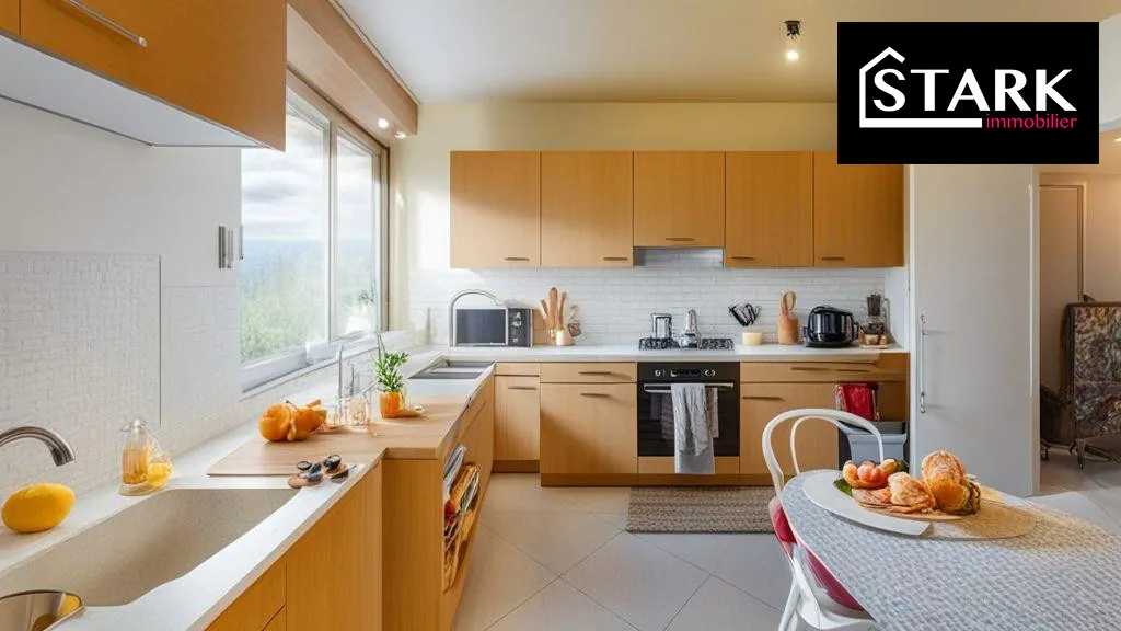 À vendre appartement T3 de 70 m² à Montbéliard, calme et lumineux, avec balcon et cave 