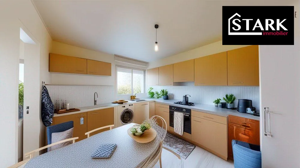 À vendre appartement T3 de 70 m² à Montbéliard, calme et lumineux, avec balcon et cave 