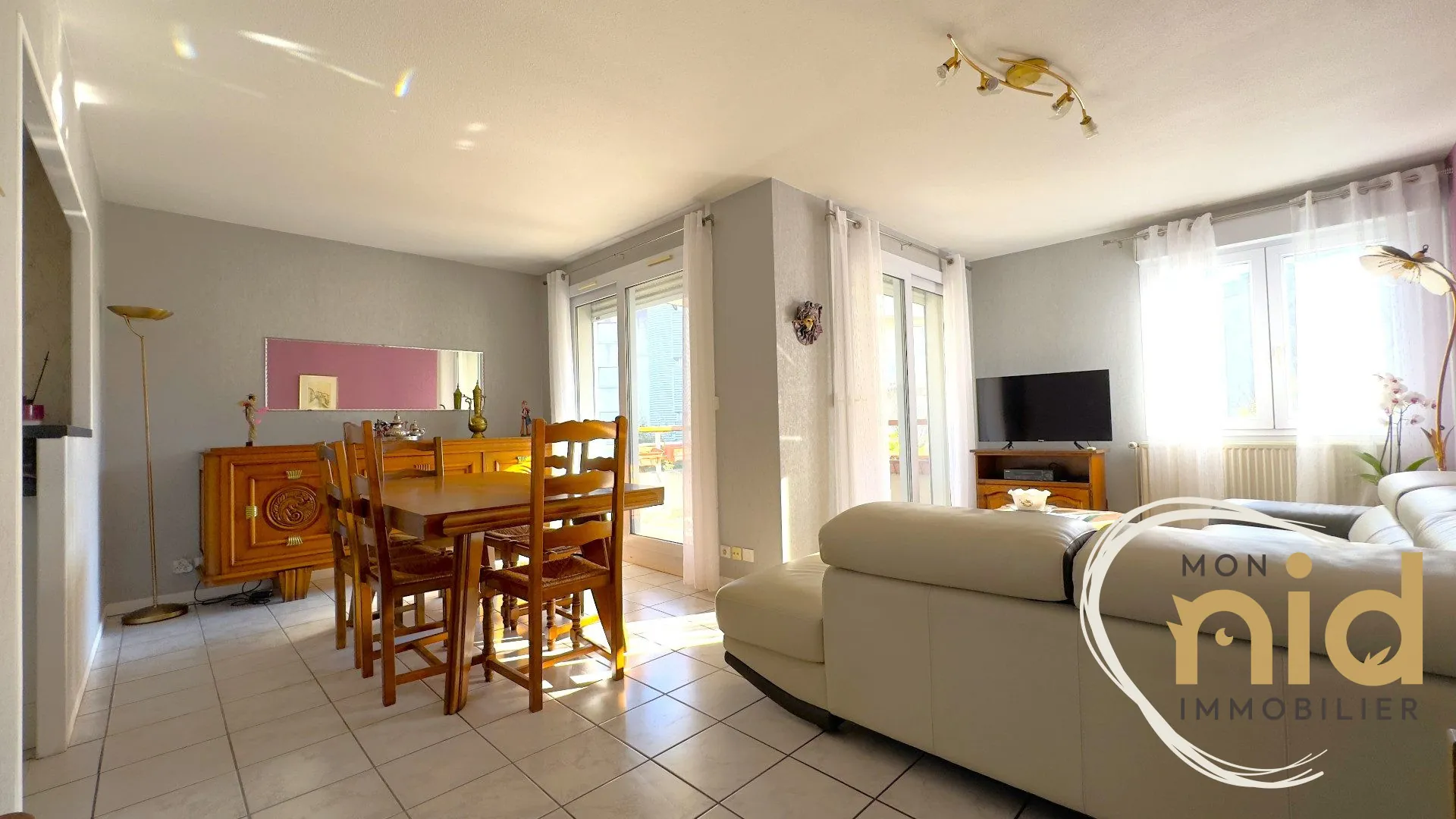 Appartement T4 de 83m² avec terrasse à Échirolles centre 