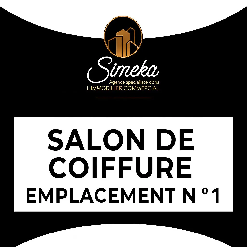 Salon de coiffure exceptionnel à Troyes, emplacement stratégique et clientèle fidèle