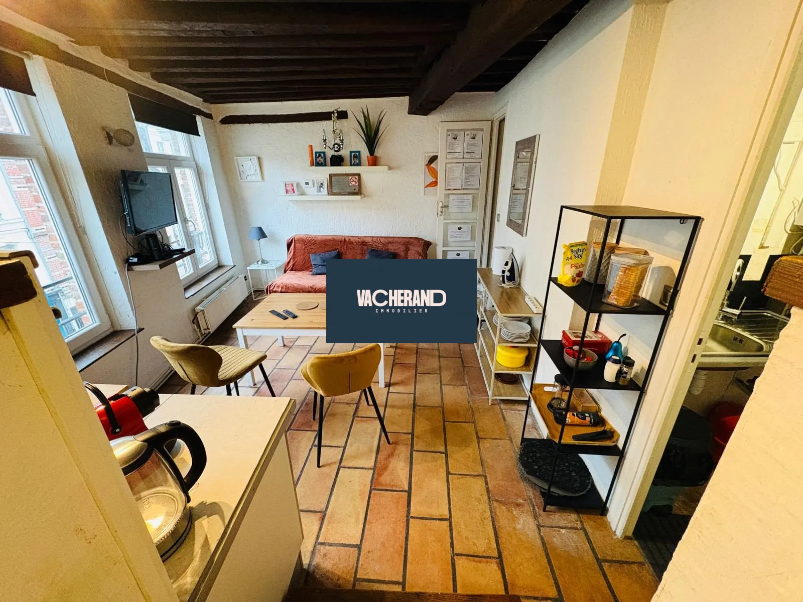 Duplex authentique avec cachet au Vieux Lille - 26m² loi Carrez