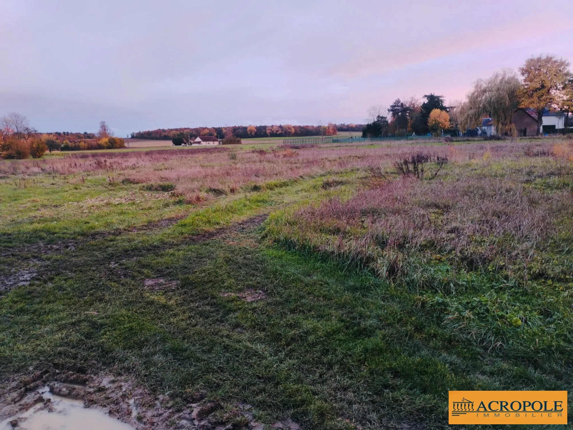 Terrain constructible de 3600 m² à Villevoques – Opportunité d'investissement