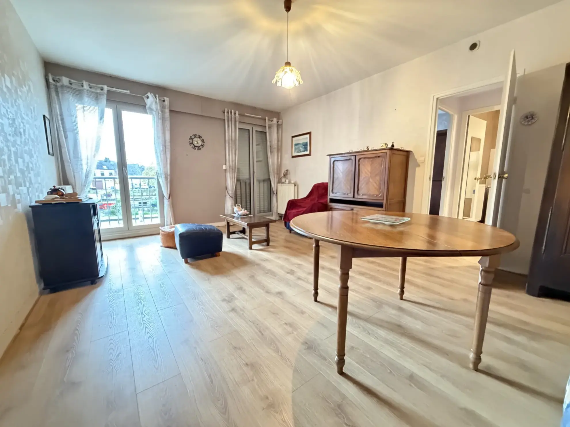 Appartement T2 à vendre à Pontivy en centre-ville avec cave et chauffage gaz
