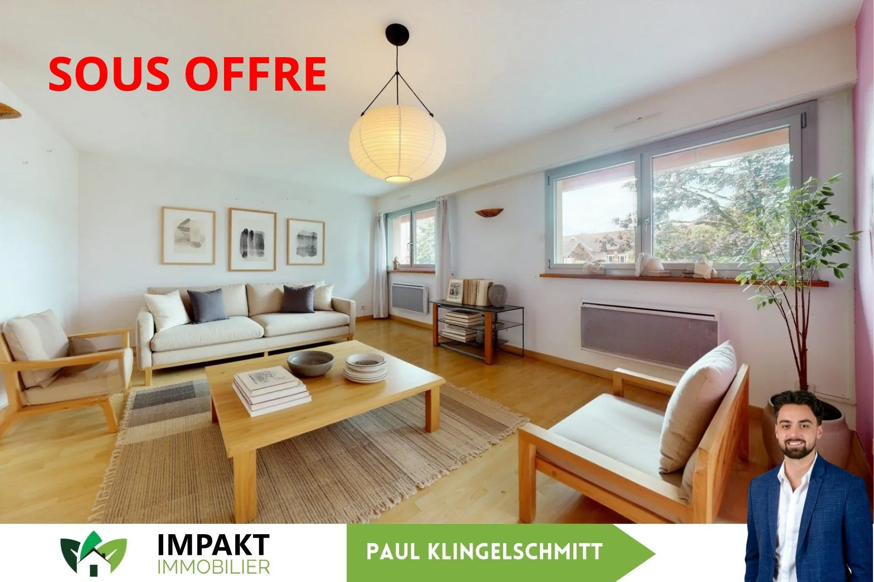 Appartement T4 lumineux de 70 m² avec ascenseur à Belfort