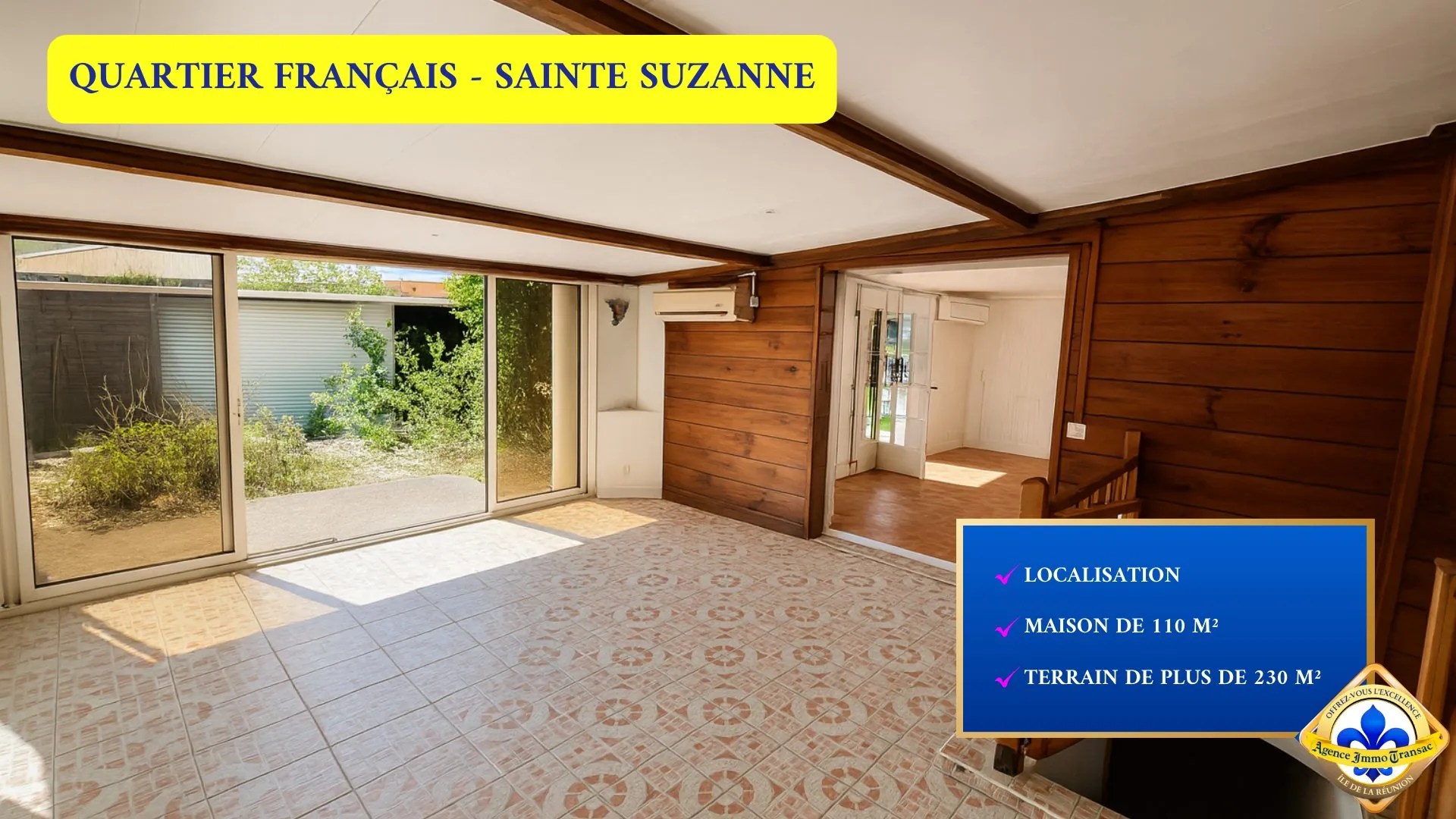 Maison à vendre à Sainte-Suzanne avec jardin et potentiel à rénover 