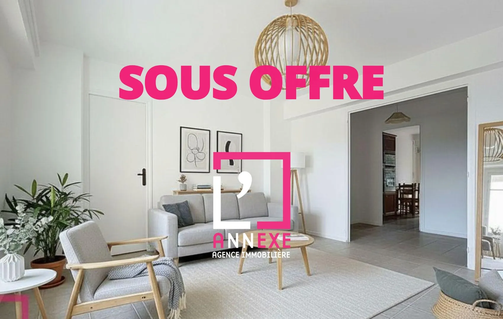 Appartement lumineux avec 3 balcons et vue dégagée à Fontaines-sur-Saône