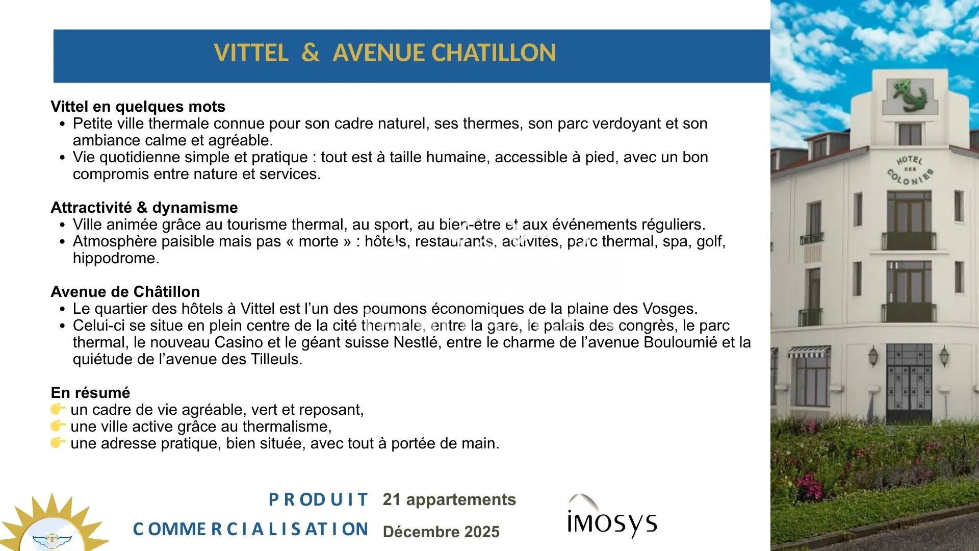 Appartement rénové en centre-ville de Vittel – Investissez dans un projet sécurisé 