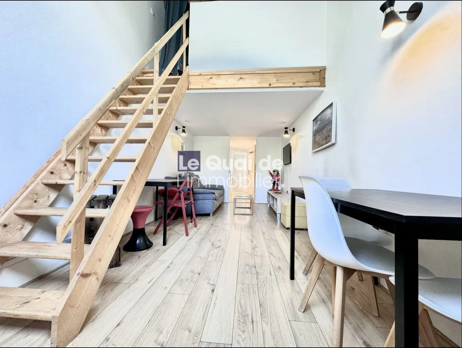 Charmant loft de 47 m² avec vue sur les quais de Grenoble