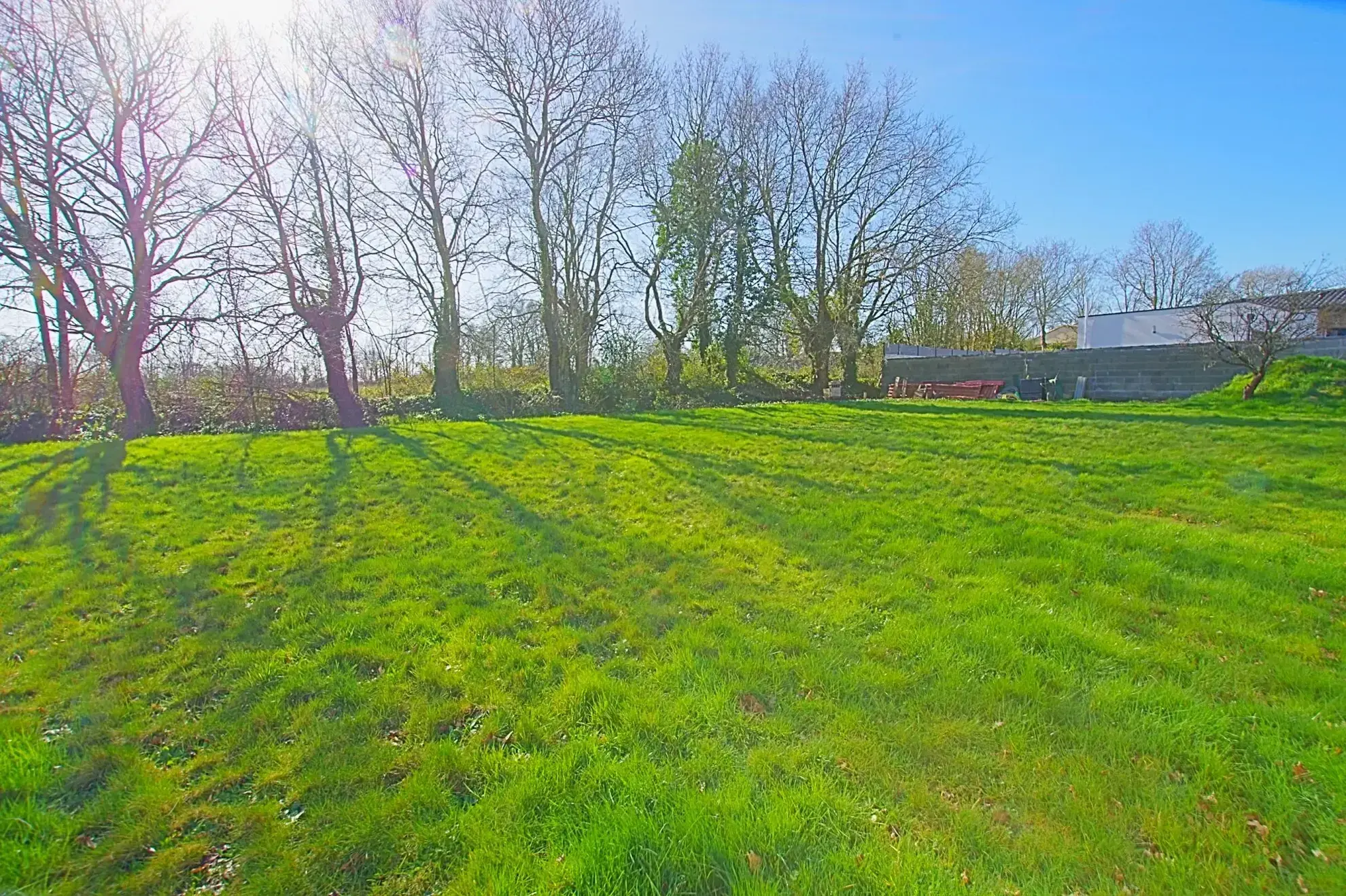 Terrain constructible à vendre à Sainte-Foy, 697 m² dans un environnement boisé 