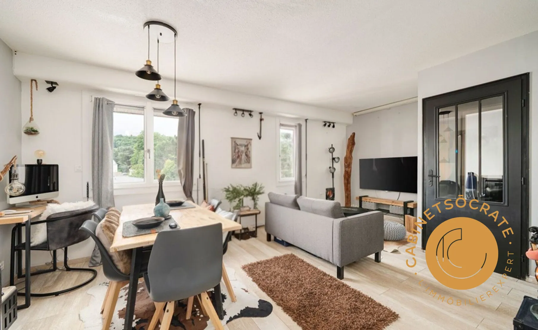 Appartement rénové avec parking et cave à Maxéville proche Nancy 