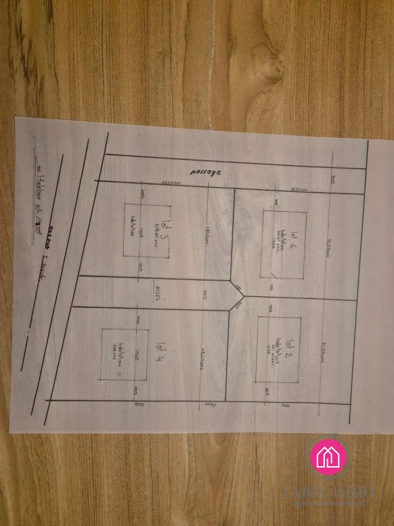 Terrain constructible de 600 m² à Escaudain avec grande façade de 20 m 