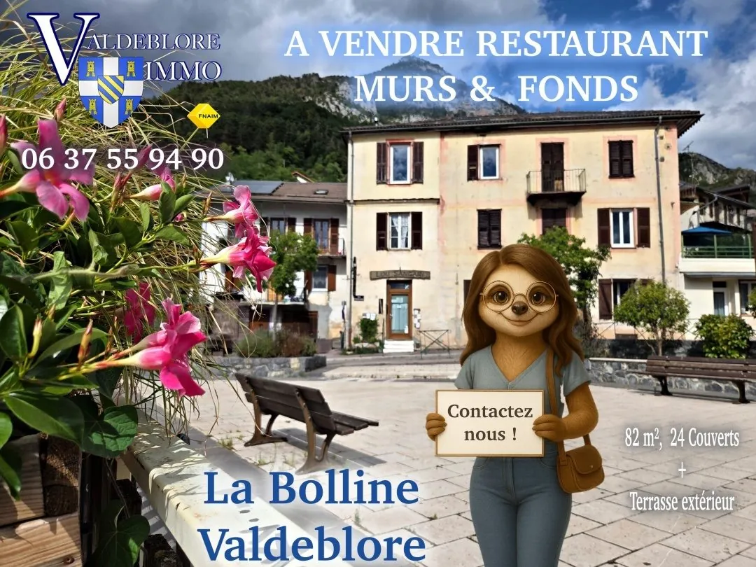 Restaurant murs et fonds à vendre à Valdeblore, emplacement privilégié