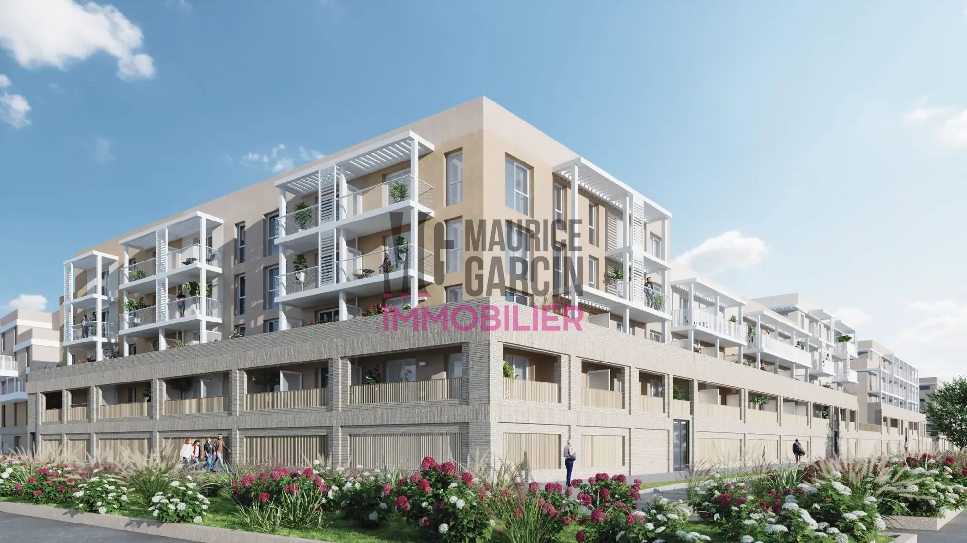 Appartements T2 Neufs à Monteux à partir de 170 000 € - Résidence Les Jardins Harmonia 