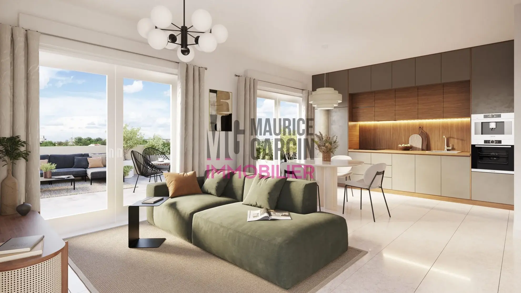 Appartements T2 Neufs à Monteux à partir de 170 000 € - Résidence Les Jardins Harmonia