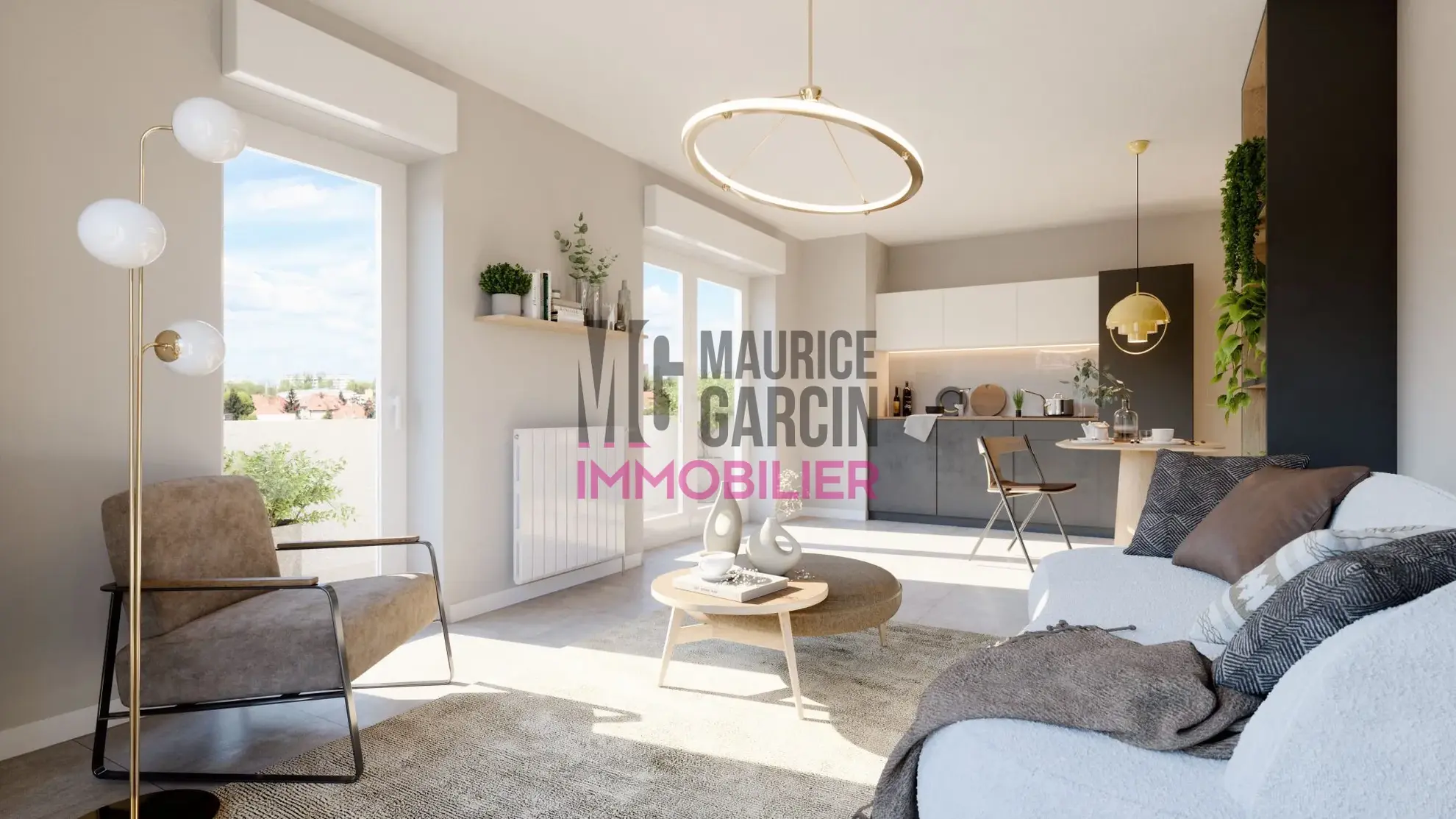 Appartements T2 Neufs à Monteux à partir de 170 000 € - Résidence Les Jardins Harmonia 