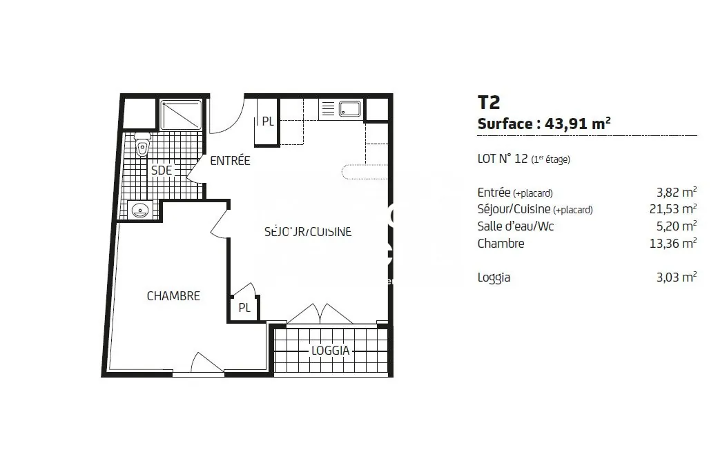 Appartement T2 neuf à vendre à Villers-Cotterêts avec excellente performance énergétique 