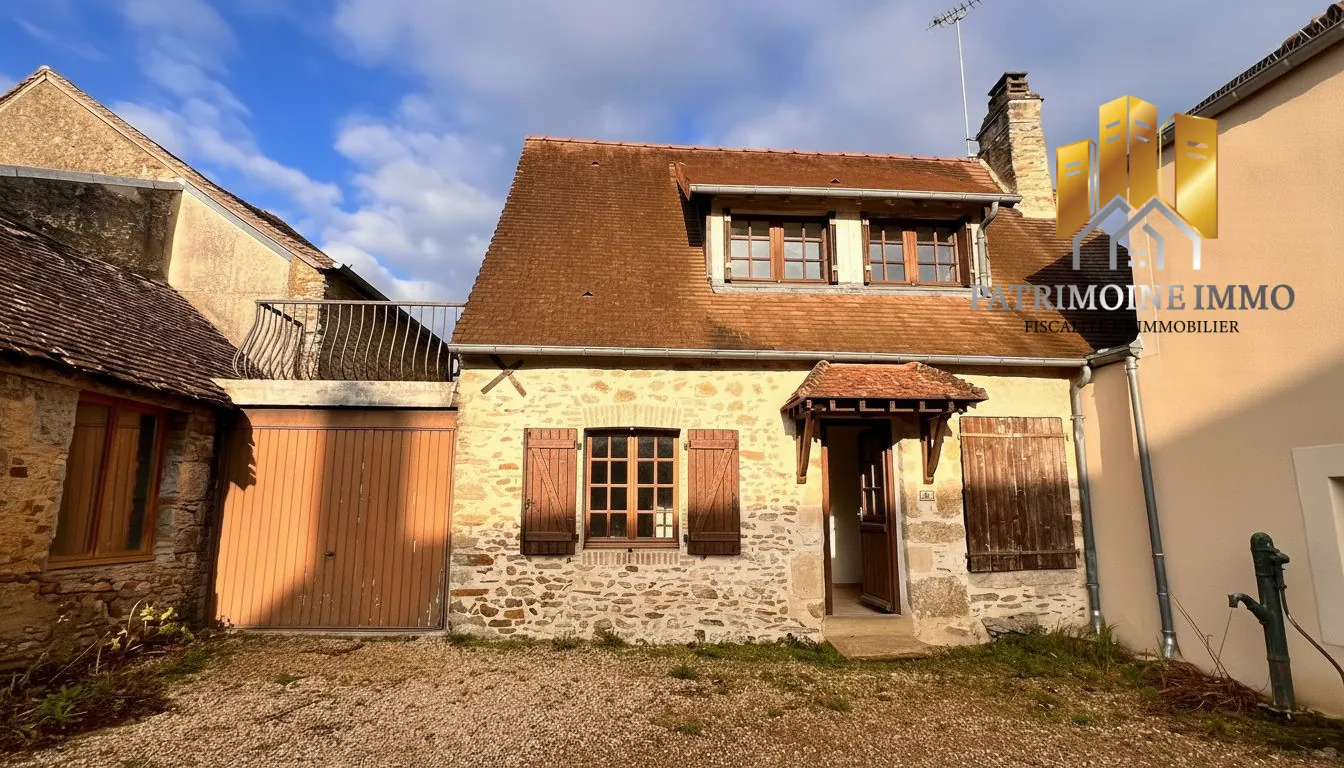 Maison ancienne de 57 m² à Gesnes-le-Gandelin avec terrasse et balcon
