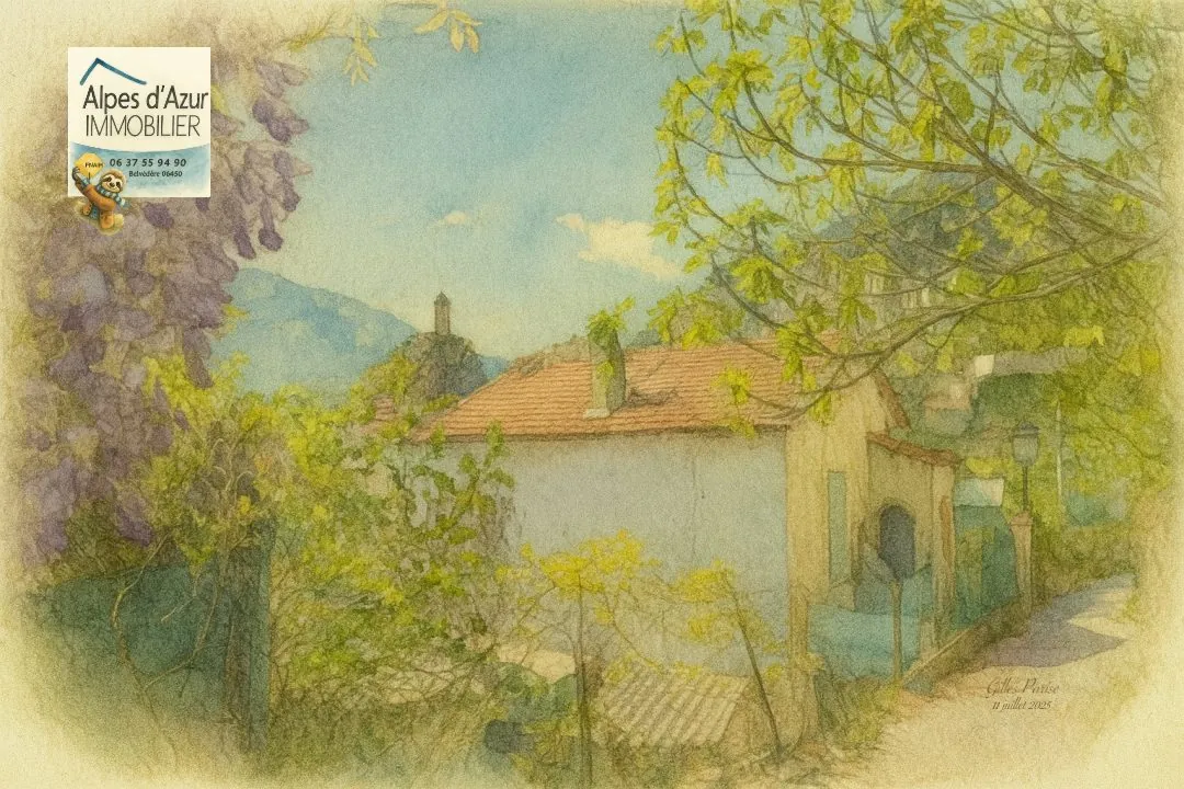À vendre maison individuelle à Sigale de 96 m² avec jardin et potentiel de rénovation 