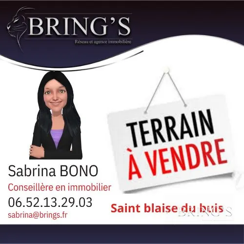 Terrain constructible viabilisé à vendre entre Voiron et Rives – 529m²