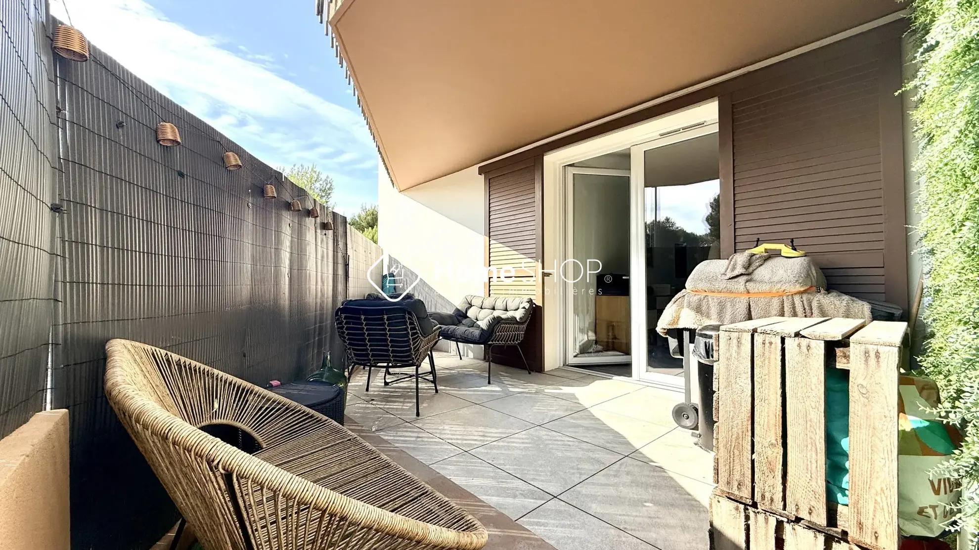 Appartement T2 récent avec terrasse et jardin à Vitrolles