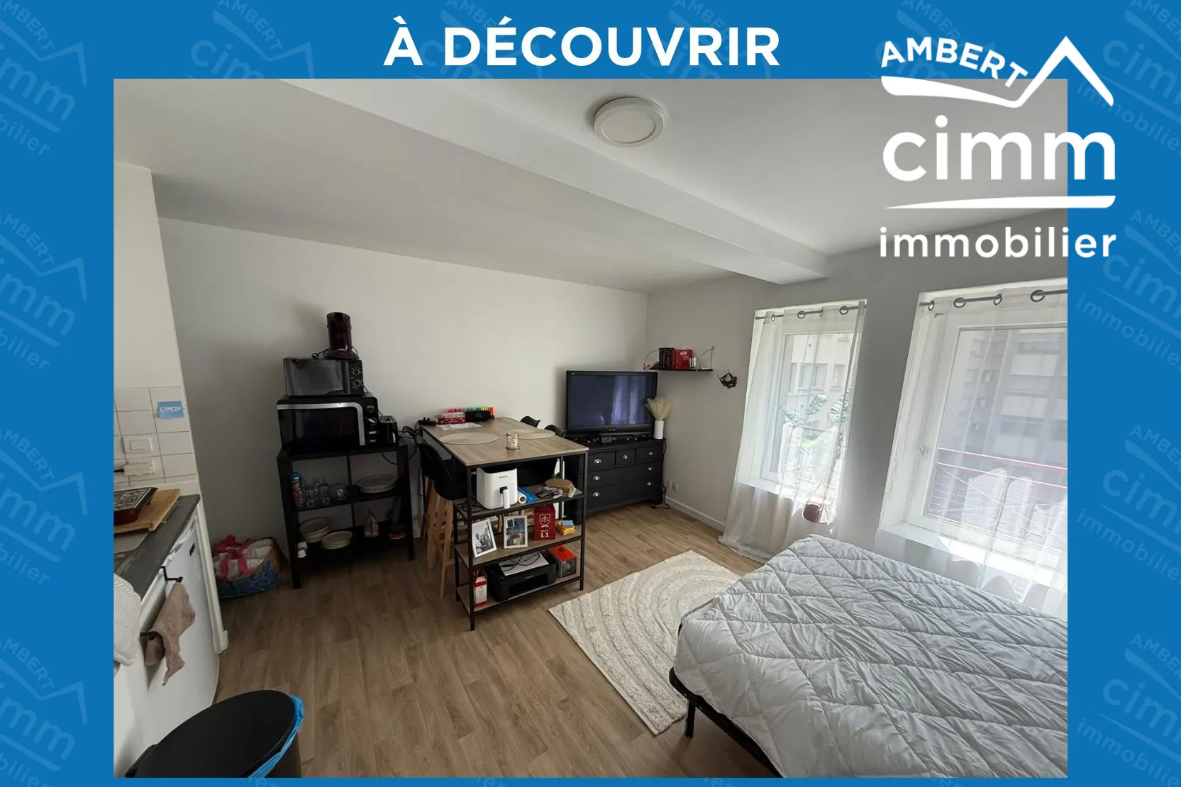 Studio de 25 m² à Clermont-Ferrand, idéal investissement locatif proche de la place de Jaude