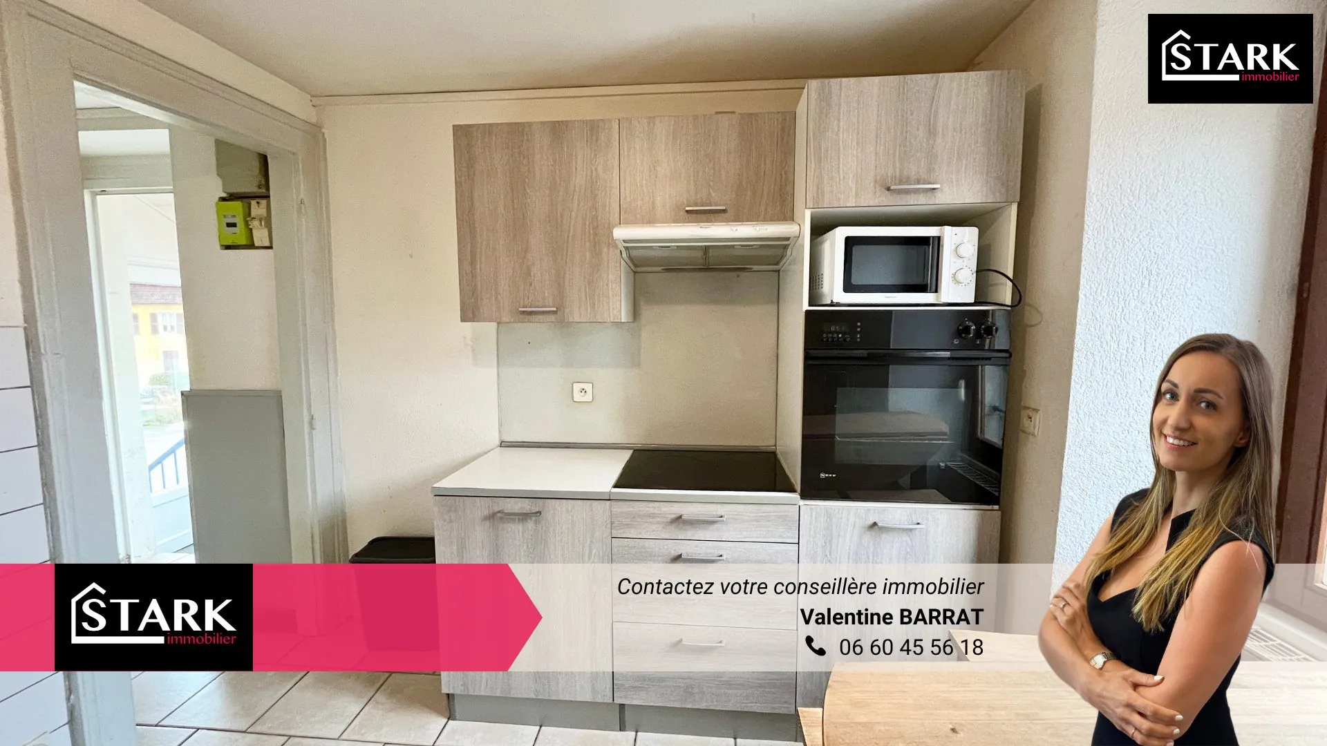 Appartement T3 à Valdoie avec parking privé, exposé sud, idéal pour résidence ou investissement