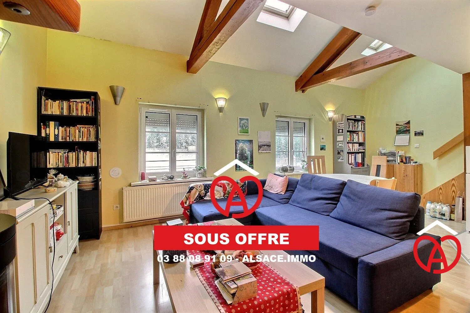 Duplex de 61m² à Saint-Martin avec 2 chambres, lumineux et sans charges