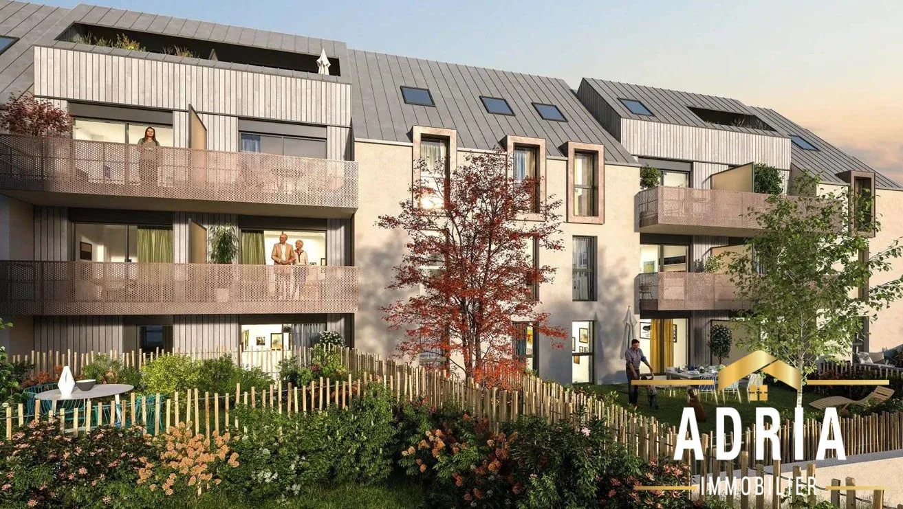 Appartement neuf 2 pièces à Saint-Aubin-d'Aubigné proches de Rennes