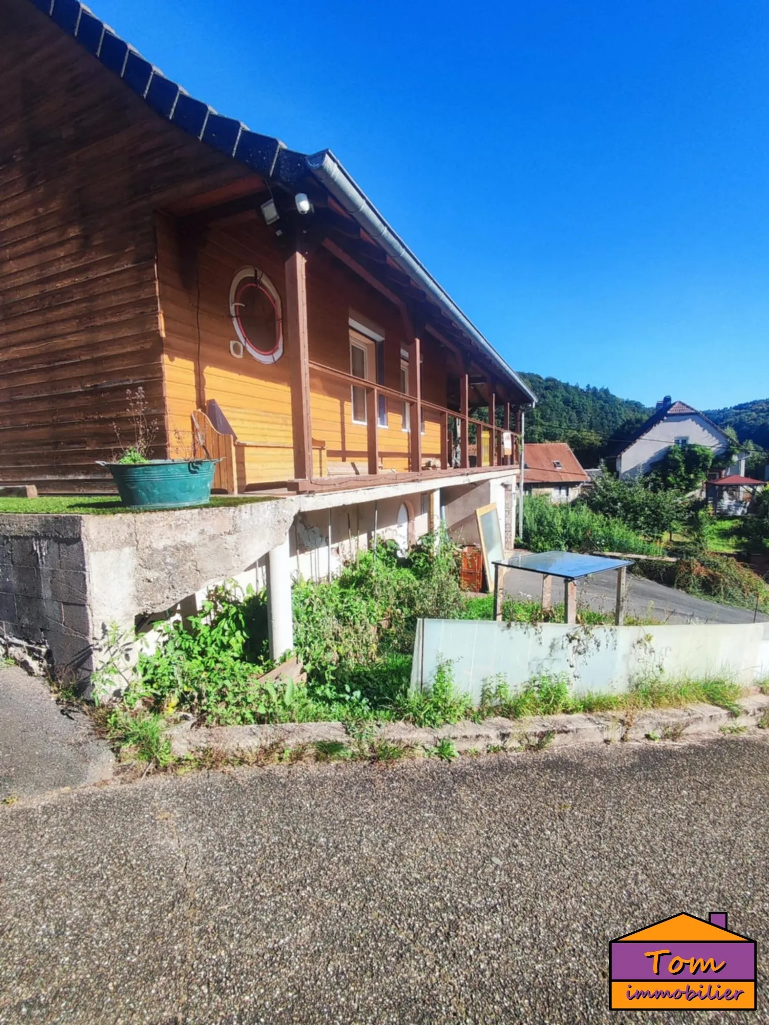 Maison chalet de 75m² avec terrasse à Reyersviller proche Bitche 