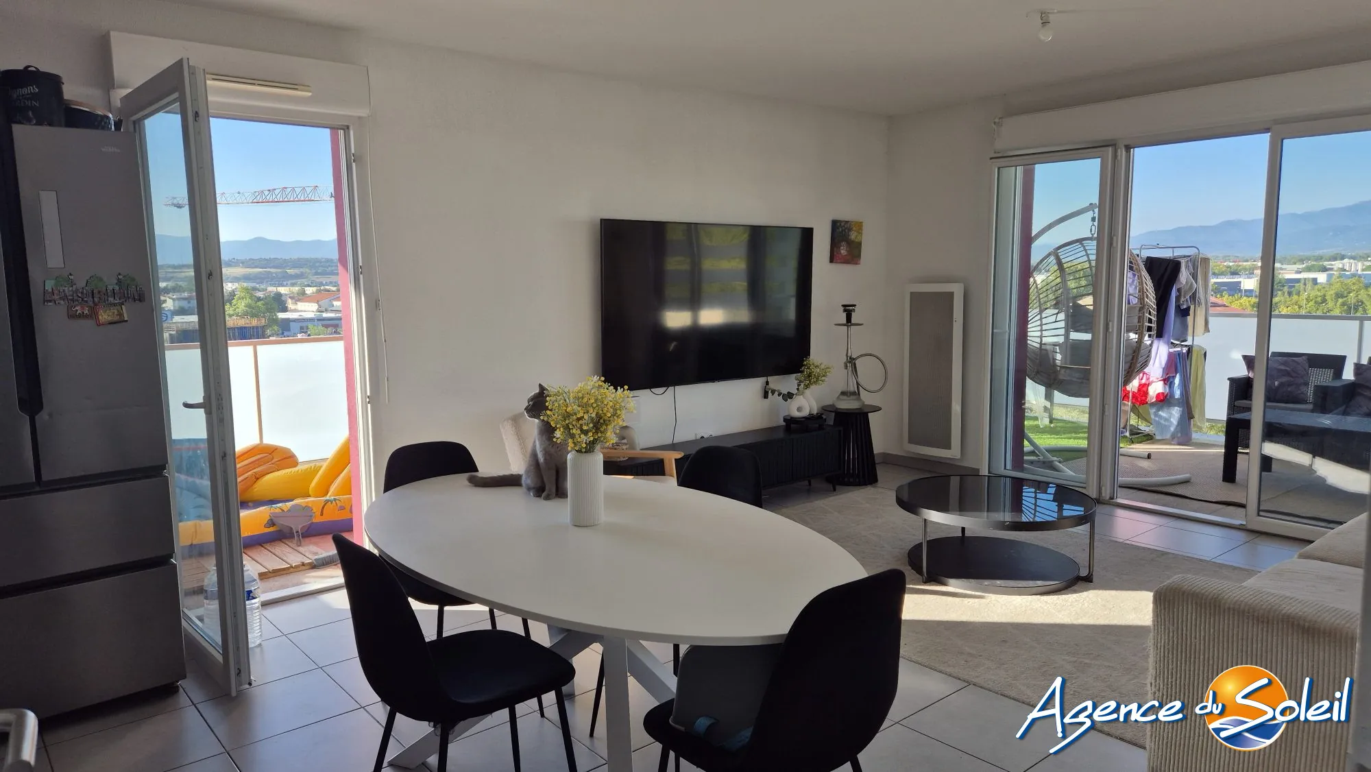Bel Appartement T3 avec Terrasse à Perpignan - Vue Dégagée