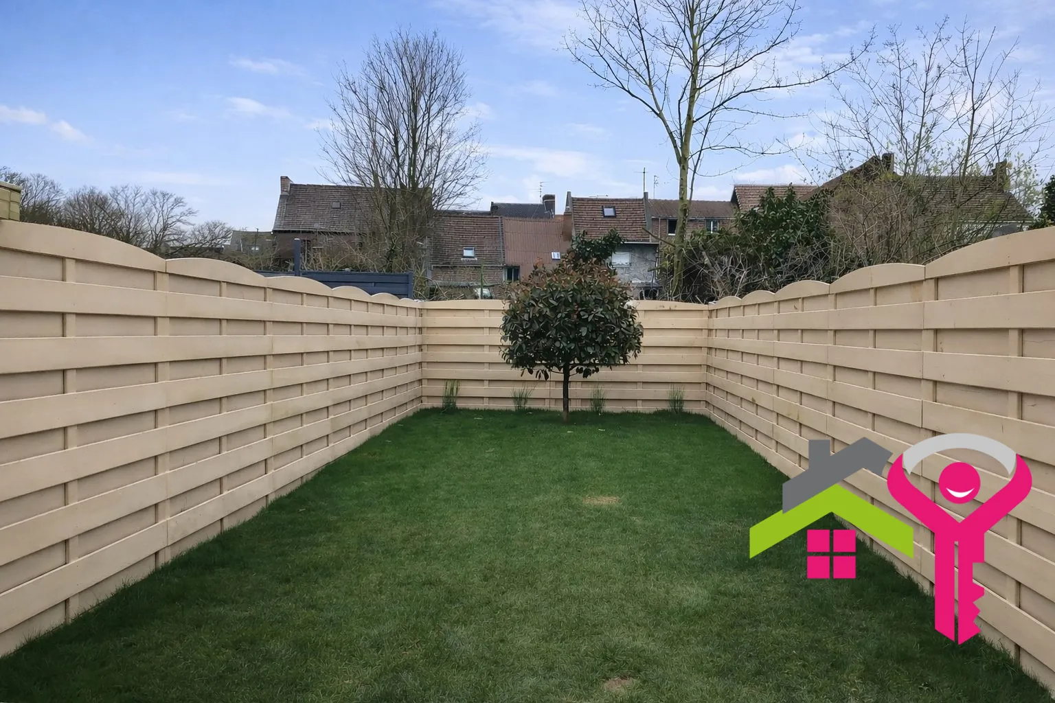 Maison rénovée avec terrasse et jardin à Denain – 2 chambres, état impeccable 