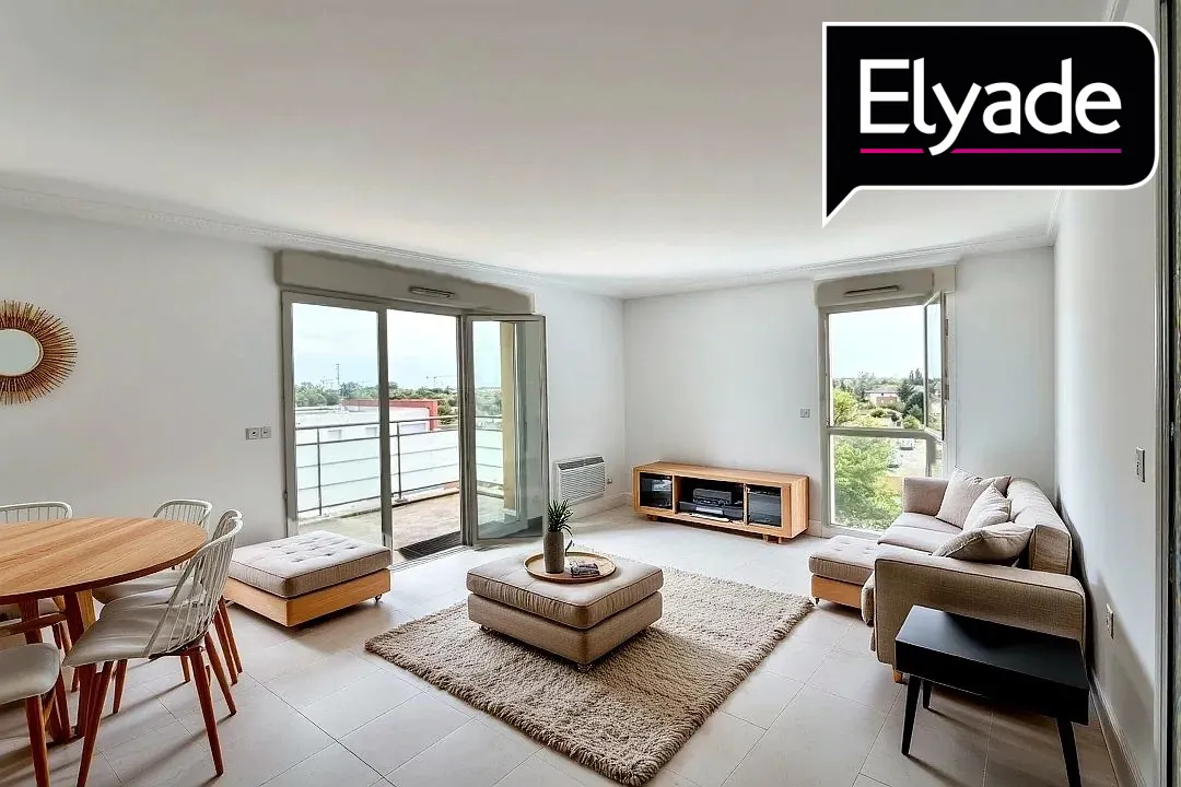 Vente appartement T3 lumineux de 65,53 m² à Toulouse-Launaguet