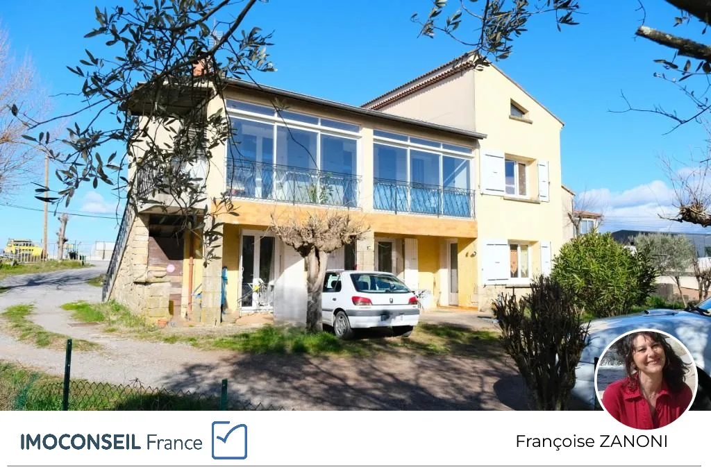 Maison de 170 m² à vendre avec deux logements à Saint Sernin, proche Aubenas